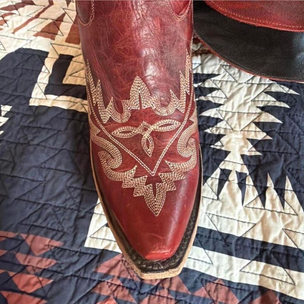 Unbranded Women's Burgundy and Red Boots - Picture 3 of 8